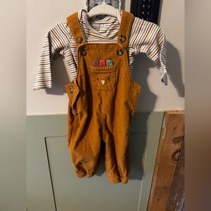 Carters t-shirt and overall
